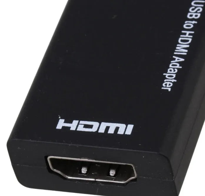 Black DisplayPort to HDMI adapter with 12cm cable for connecting PCs to TVs