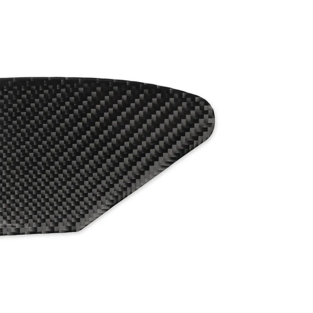 Carbon fibre car USB charging port panel sticker with 3M adhesive backing