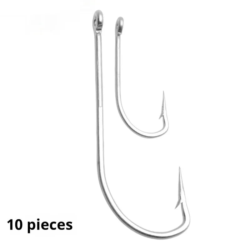 Multi-specification stainless steel weever snakehead seahorse fishing hooks for ocean boat fishing