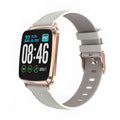 M8 smart bracelet with black TPU strap and zinc alloy body showing full touch screen display