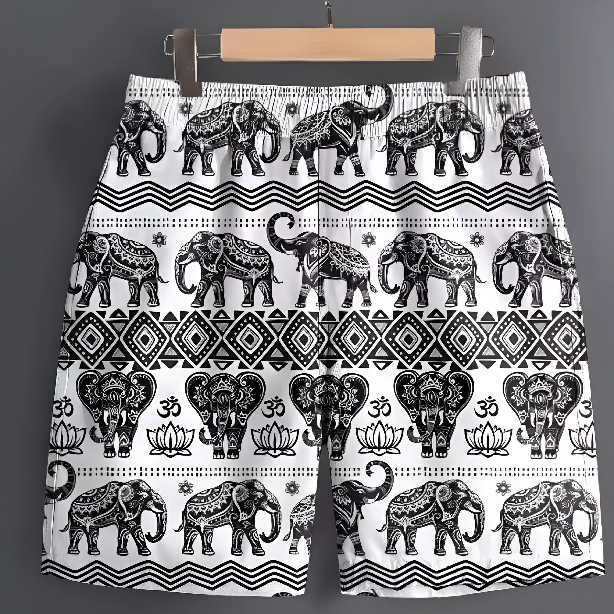 Men's polyester casual trousers in multiple patterns and colours for outdoor leisure activities