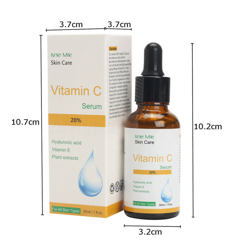 30ml bottle of Vitamin C undiluted skincare essence for brightening uneven skin tone