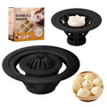 Black Jinkali steamed bun mould set with four pieces for making baozi and dumplings