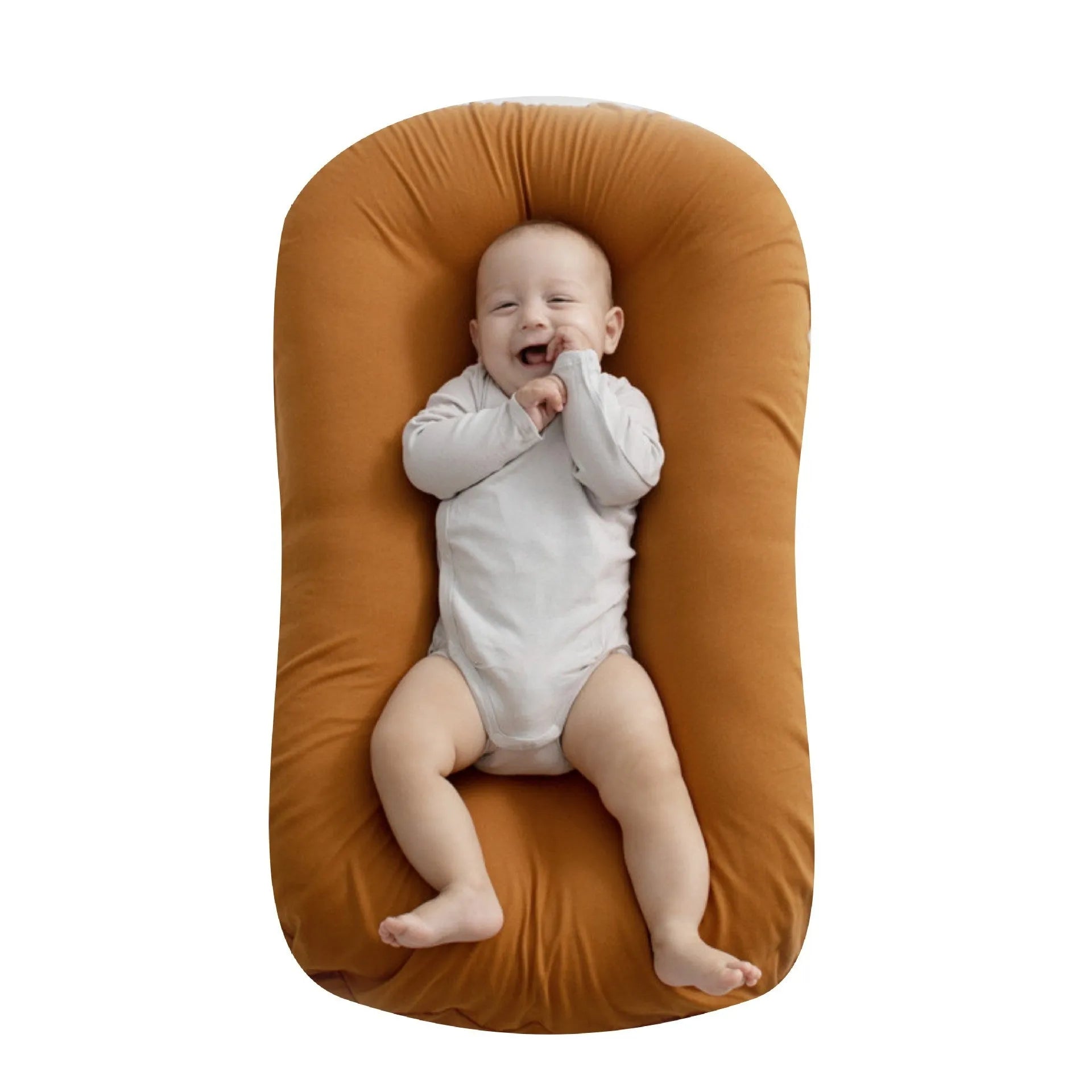 Portable baby nest crib with 75x45cm dimensions in cotton with PP filler