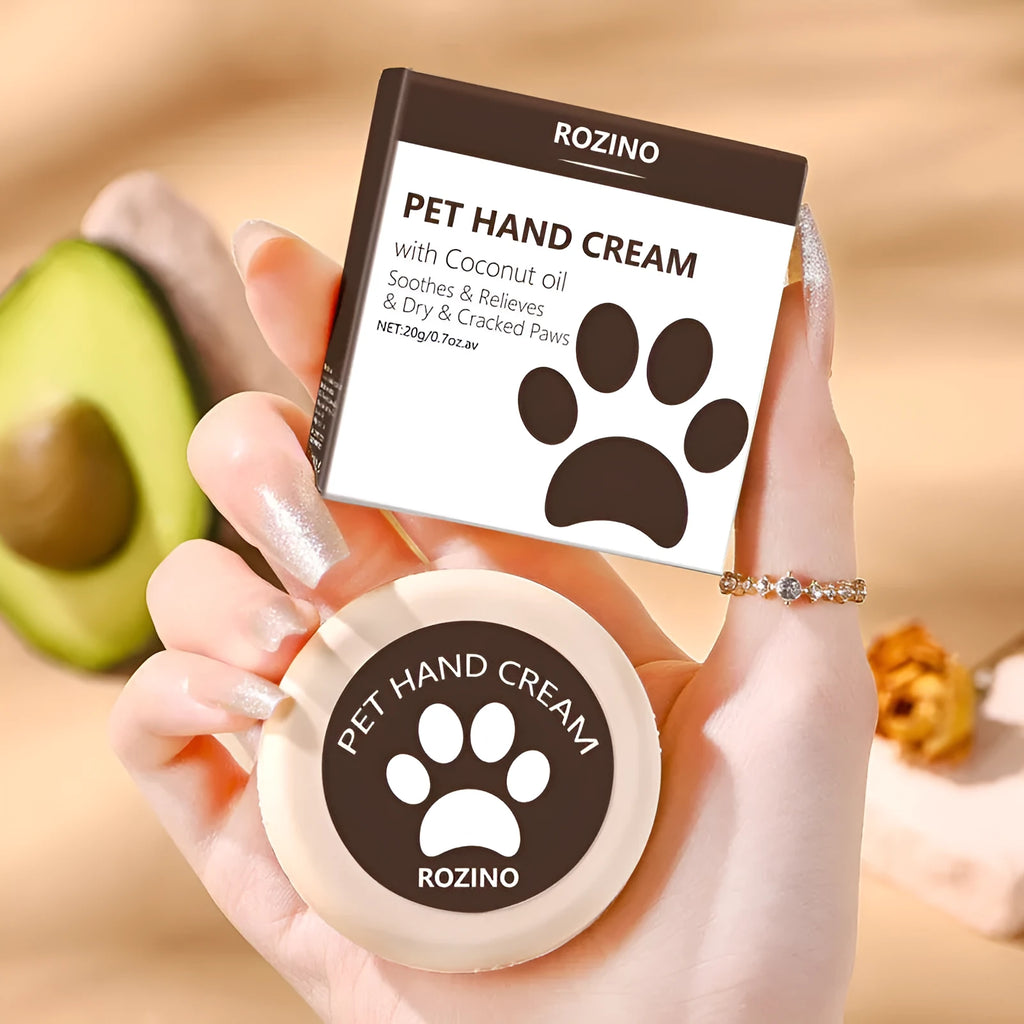 20g tube of pet hand cream for dogs and cats with glycerin moisturising formula