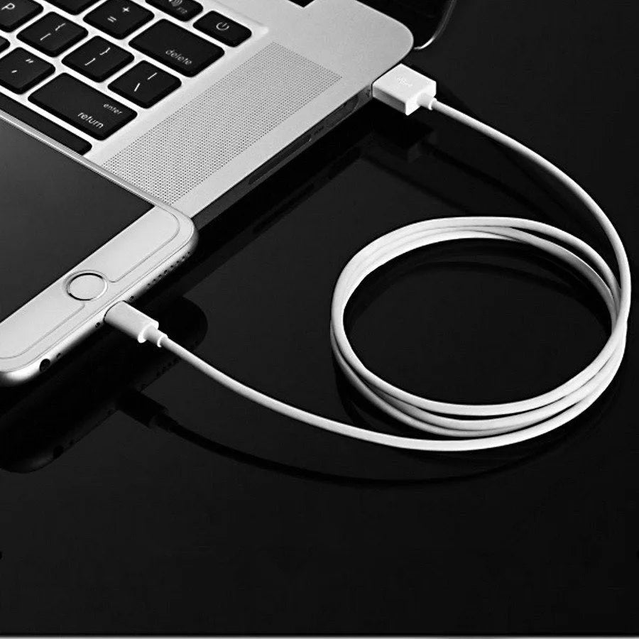 5V 2A USB travel wall charger with charging cable for iPhone and iPad devices