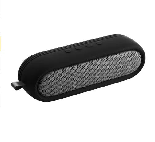 CRDCsmart S202C black portable wireless Bluetooth speaker with dual drivers and IP65 waterproof rating