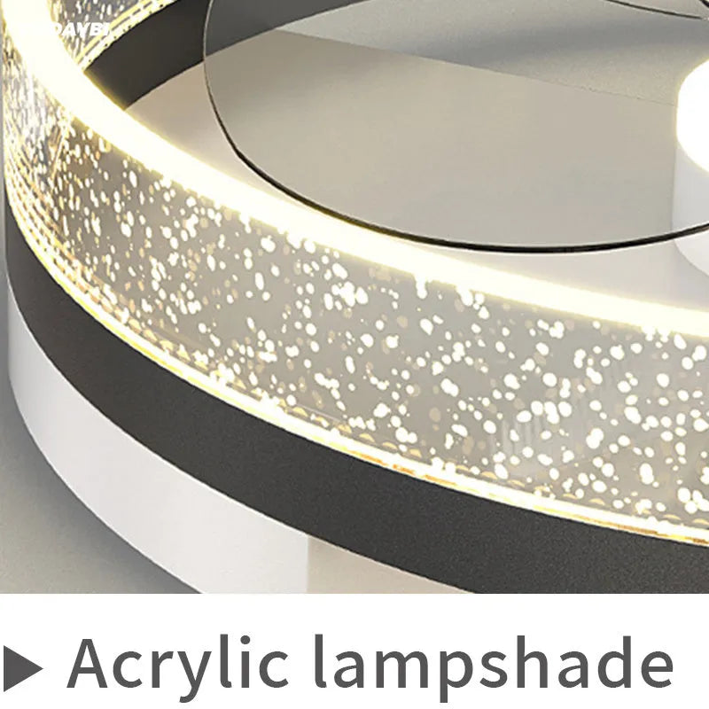 Nordic style modern simple iron ceiling lamp for children's room with LED light source
