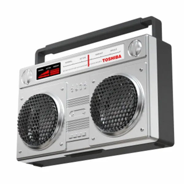 Gold car recorder aroma diffuser clipped to vehicle air vent showing cassette aromatherapy film
