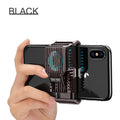 Black mobile phone radiator clip with aluminium alloy cooling elements for 4-7 inch phones