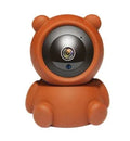 White wireless 1080P WiFi IP camera with IR night vision and auto tracking for home security