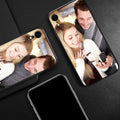 Ultra-thin iPhone case with raised bumper edge shown on an iPhone, highlighting camera and screen protection.