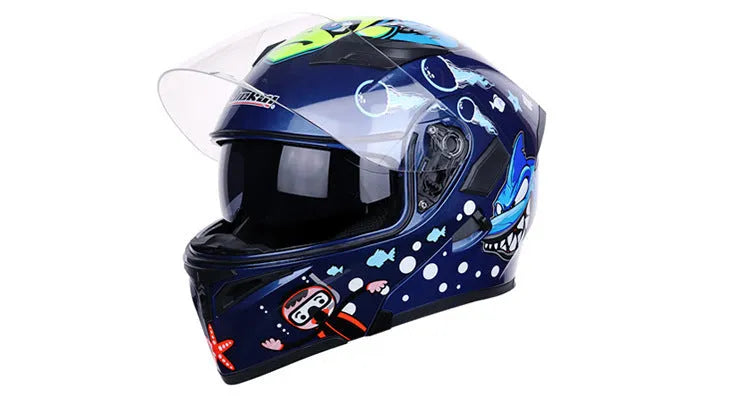 Plastic motorcycle racing helmet with adjustable 55-63cm fit, 38x27cm, available in Black Blue Green Red Yellow