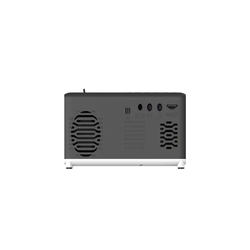 YG300 mini projector 1080P portable LED home theatre for mobile phone black