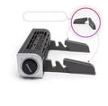 Black USB laptop cooling pad with dual fans, showing dimensions of 294mm length by 65mm height.