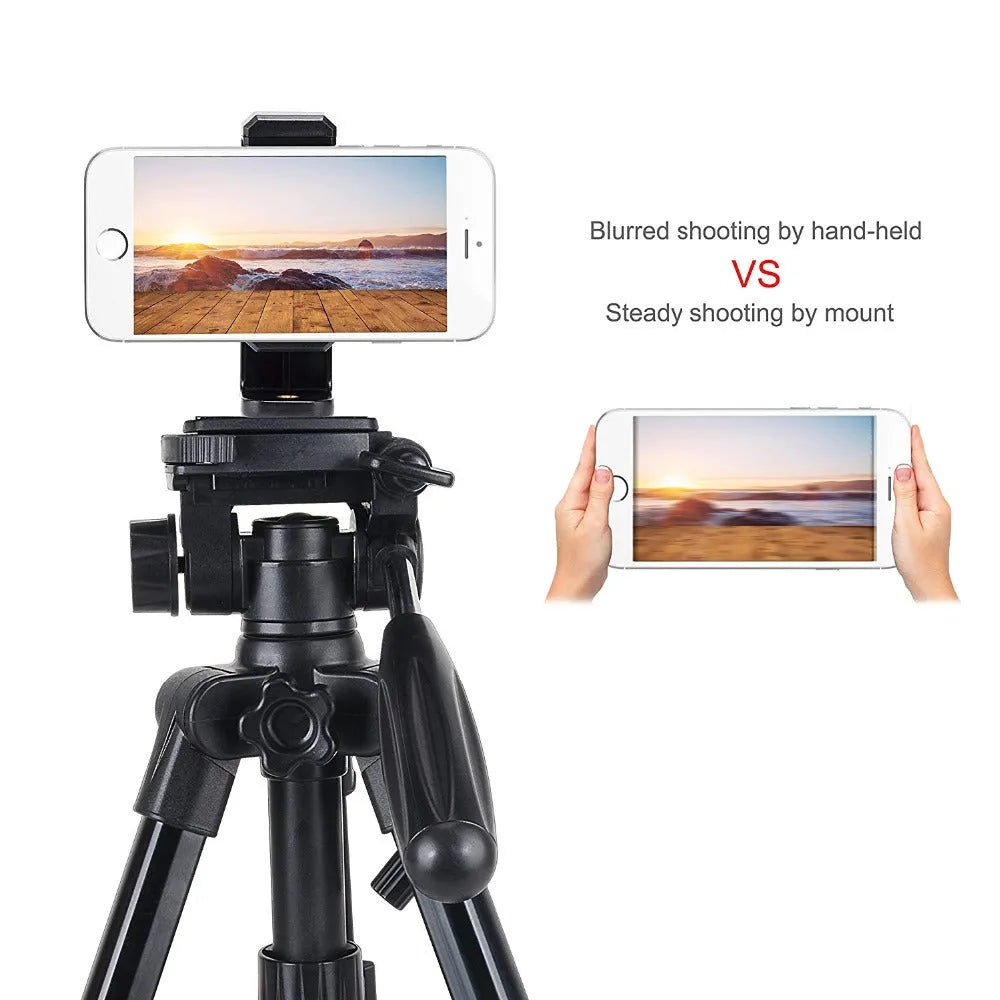 Black plastic rotating clamp phone holder showing adjustable mechanism and 10x4x3.5mm dimensions
