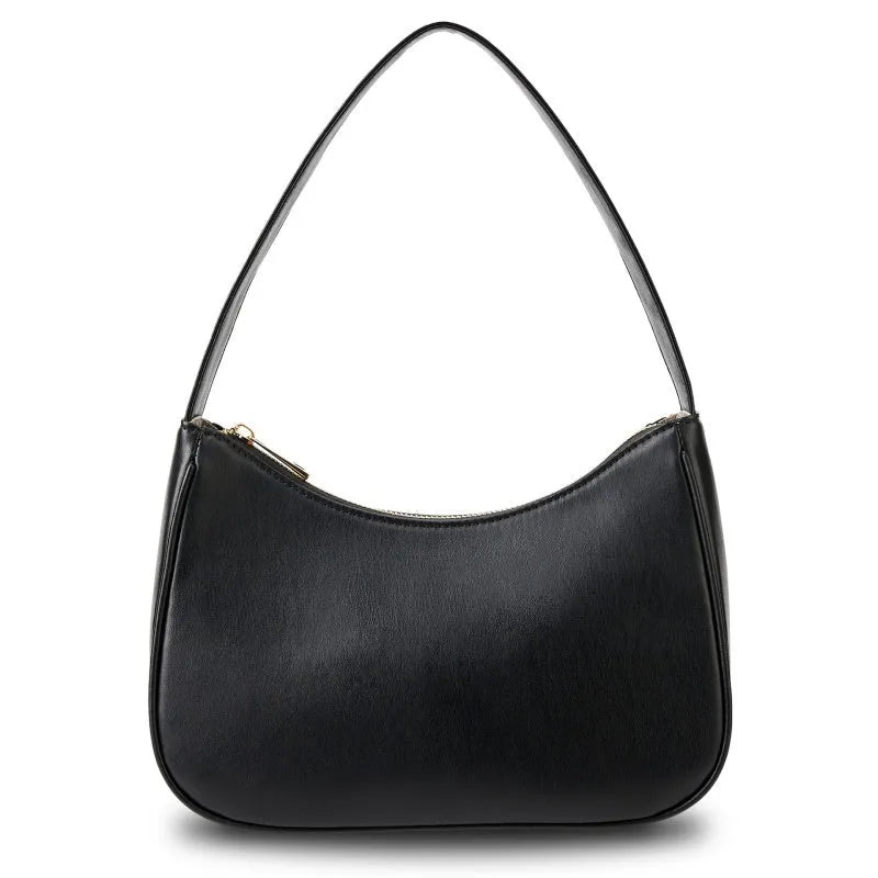 Waterproof PU leather shoulder bag in simple retro design showing colour options