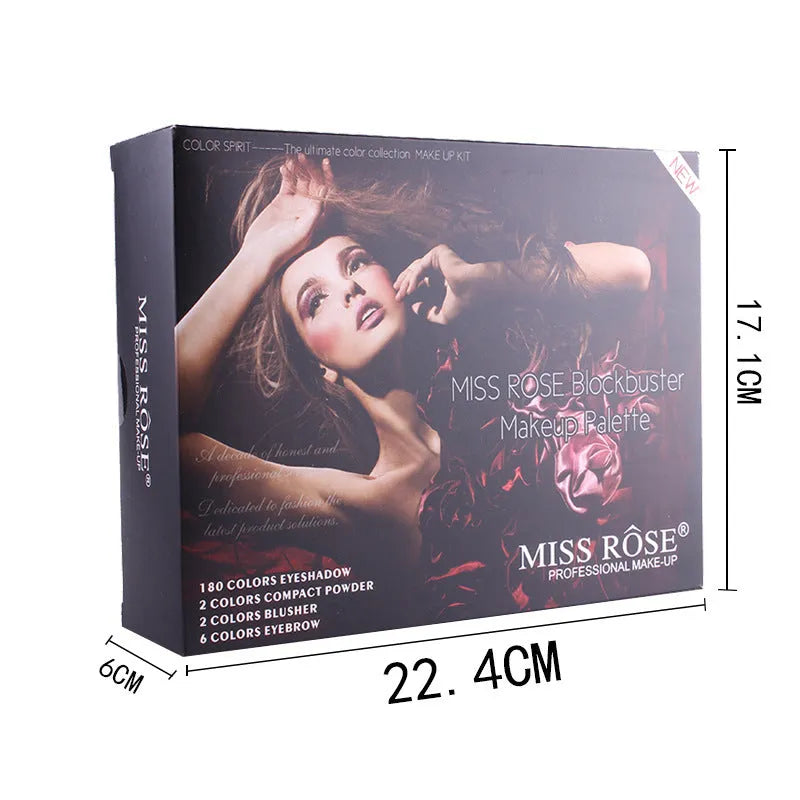 Blush make-up box with eight colours including Asian 004Y and South American 004N for concealer
