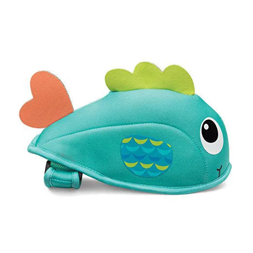 Blue whale-shaped anti-knock cloth faucet protection cover for baby bath safety