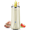 Beige mini breakfast machine kitchen appliance with automatic operation on kitchen counter