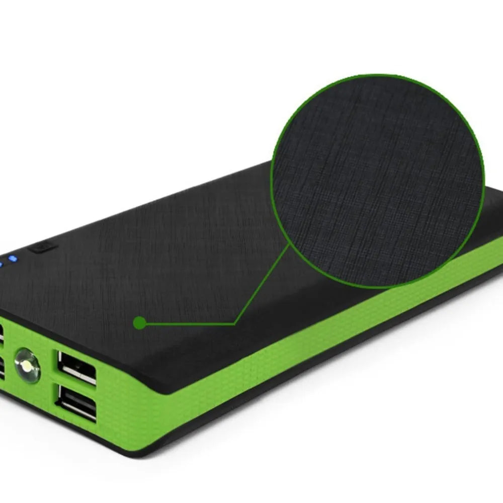 20000mAh portable power bank in multiple colours with dual USB charging ports