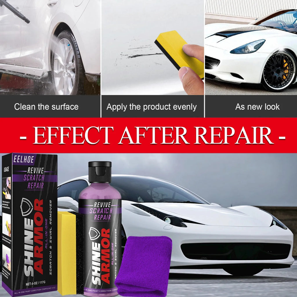Car scratch remover kit 117g for small scratch and trace paint repair