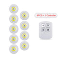 Dimmable LED light box set with remote control, three night lights, 5W cold warm white