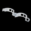 Plastic garden plant clips set of 50 pieces for tomato and flower plant support