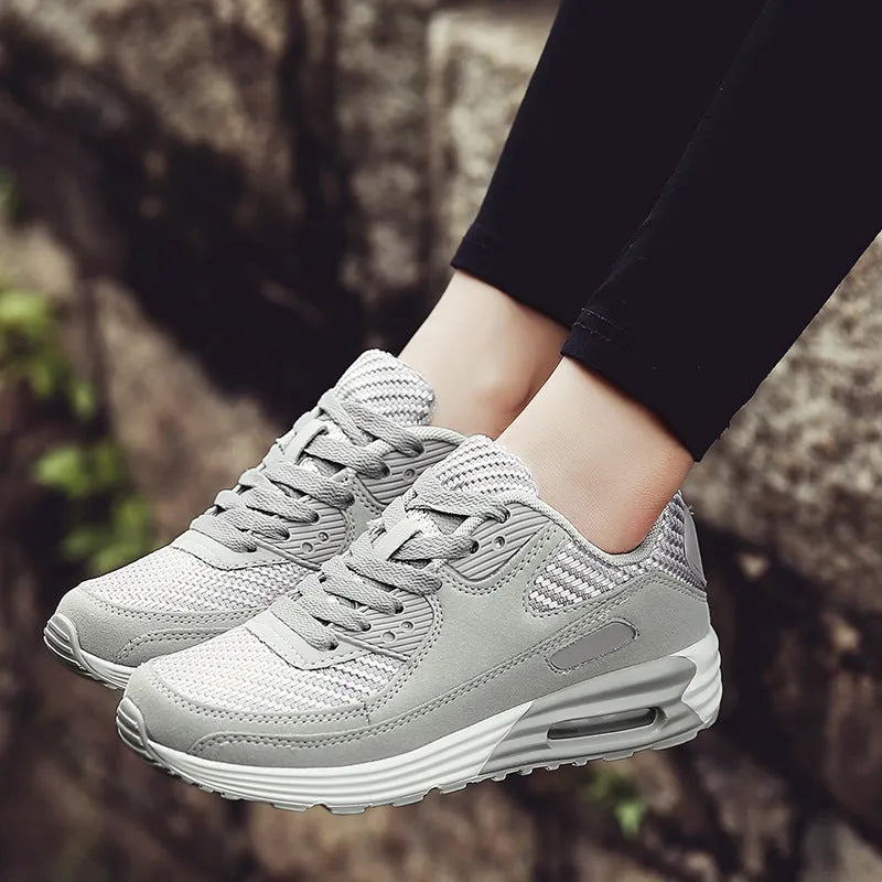 Women's casual shoes with 3.5cm heel in beige orange, grey, and pink purple colour options