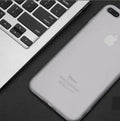 TPU silicone mobile phone case for Apple iPhone in black, shown fitted to a phone