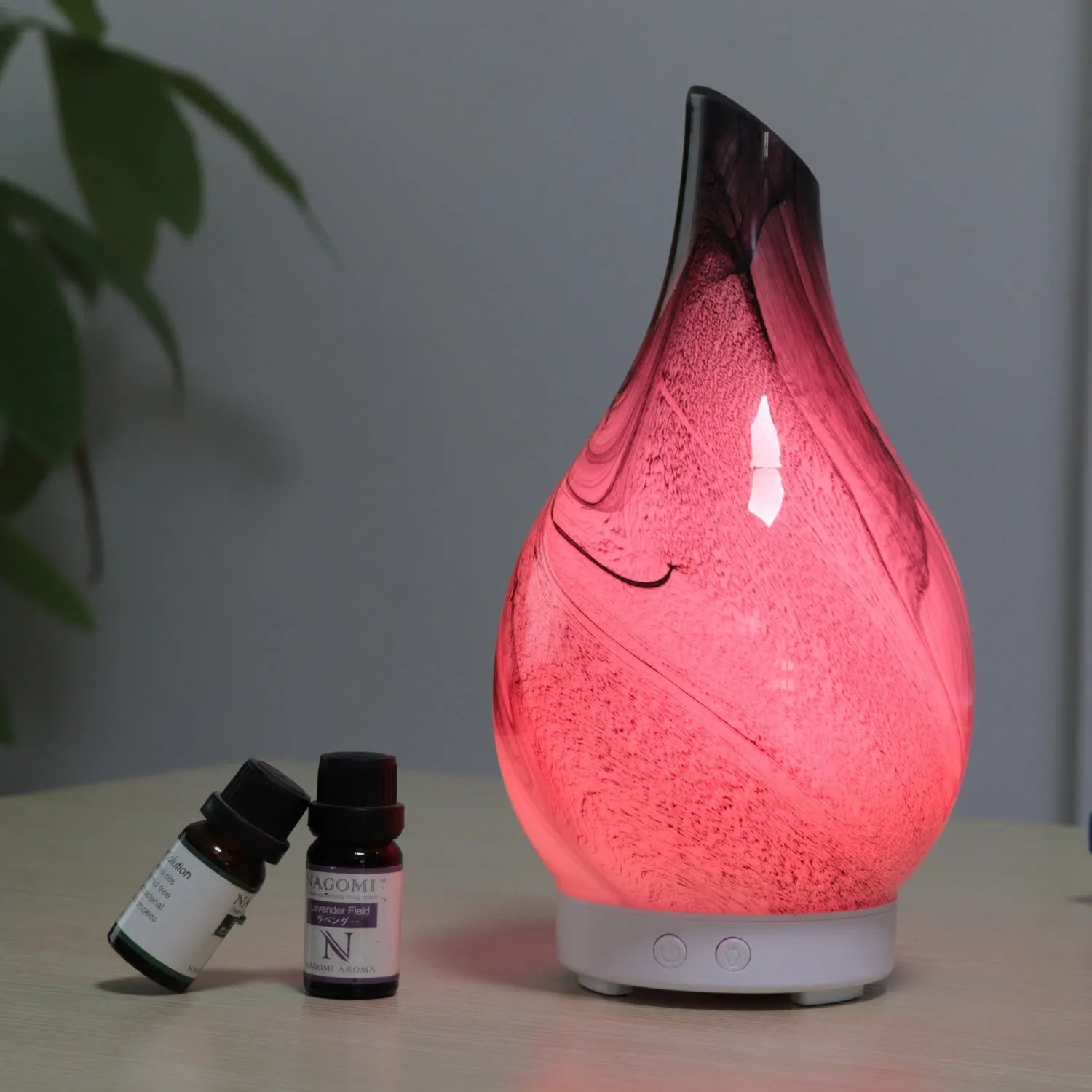 Ultrasonic humidifier seven colour lights vase shape for small rooms under 10 square metres