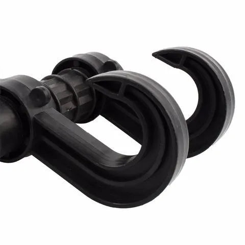 Polypropylene vehicle hanger 17x6x11cm hooking onto car seat for organising bags