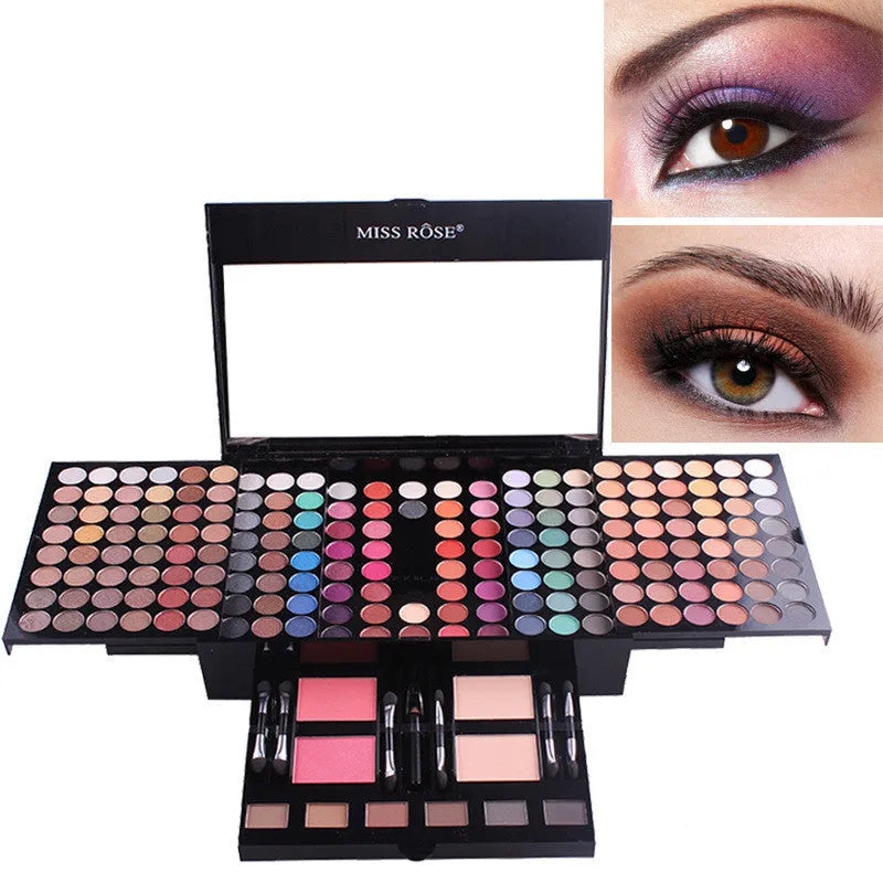 Blush make-up box with eight colours including Asian 004Y and South American 004N for concealer