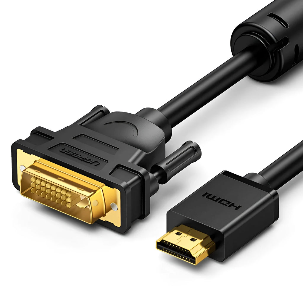 HDMI adapter cable for laptop to display connection showing length options of 1m 1.5m 2m 3m