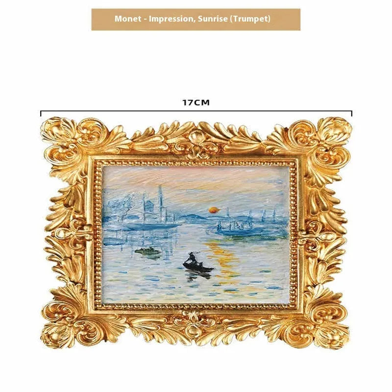DIY paint by numbers kit showing Van Gogh's Starry Night canvas with acrylic paints and brushes