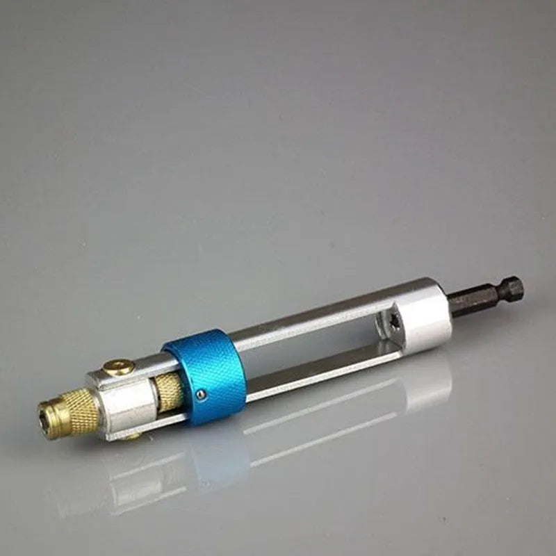 Half Time Drill driver attachment with swivel head and set of Phillips, flathead and countersink bits