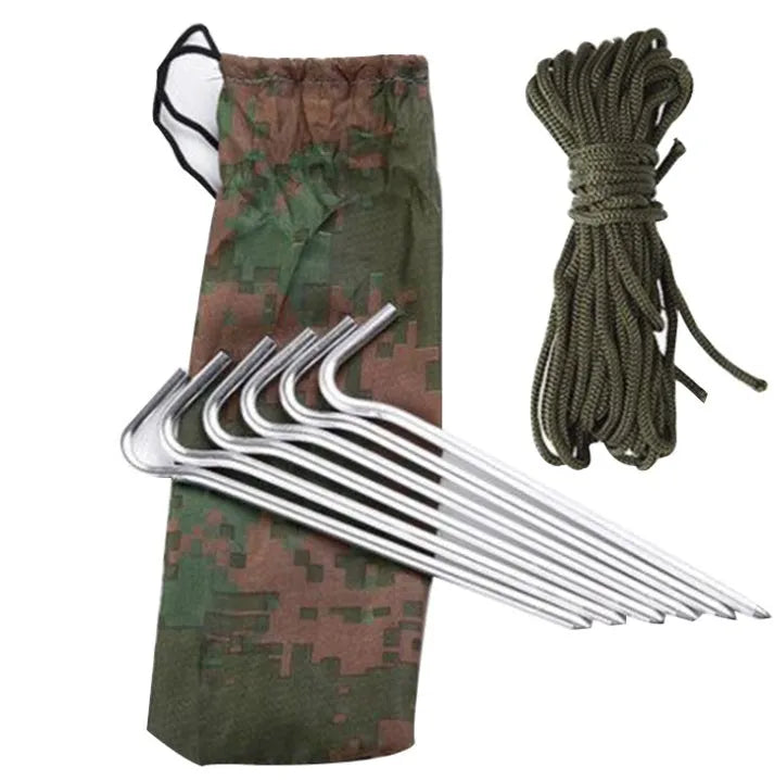 Outdoor awning sun shelter 300x300cm waterproof oxford fabric camping canopy in army green with wind ropes