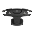 Black F5 Bluetooth game controller for mobile phones on a white background.