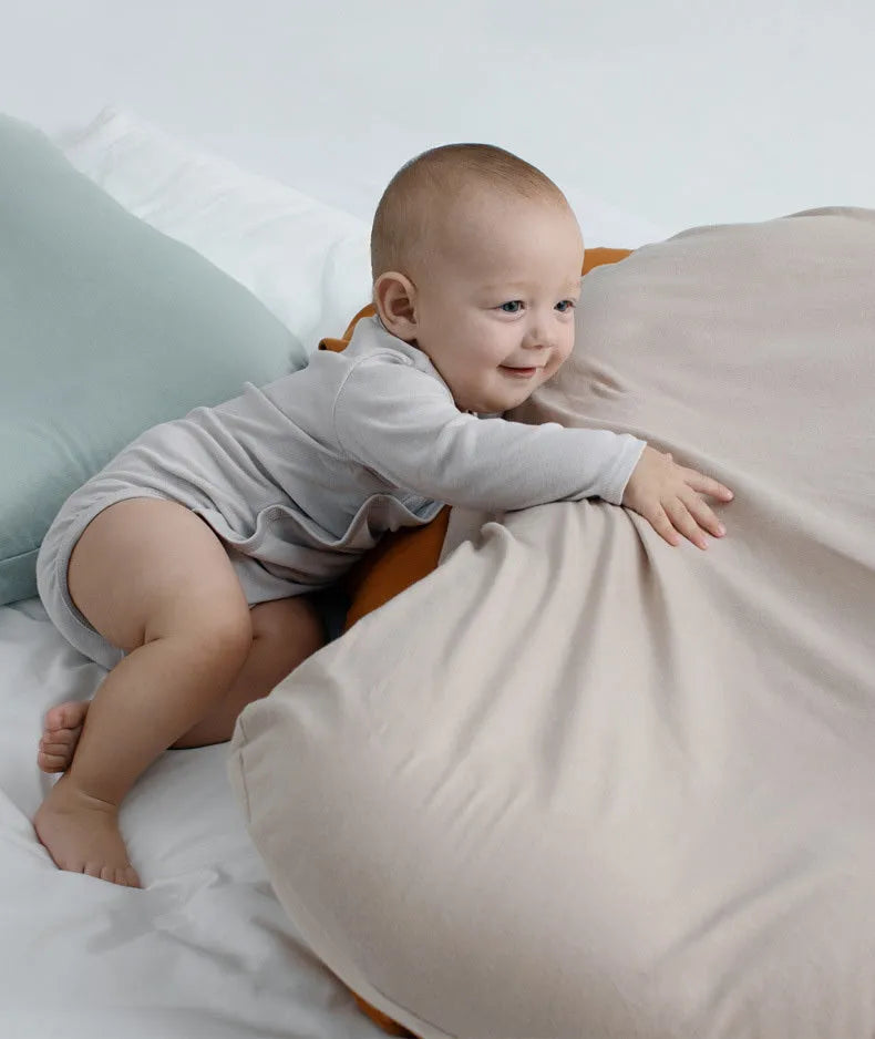 Portable baby nest crib with 75x45cm dimensions in cotton with PP filler
