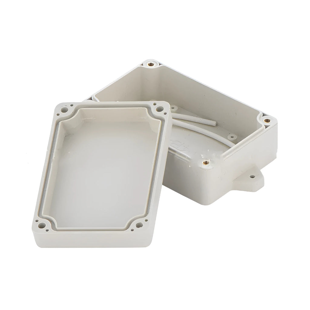 F4B-1 black ABS plastic waterproof instrument enclosure for electronics.
