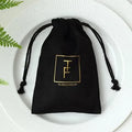 Flannel jewellery packaging drawstring bag in multiple colours, sizes 5x7cm to 9x12cm, dust-proof and wear-resistant