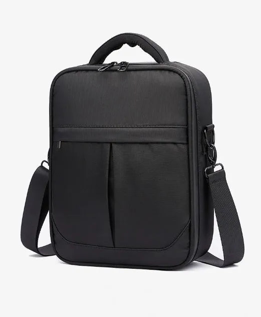 Black Oxford fabric men's messenger shoulder bag