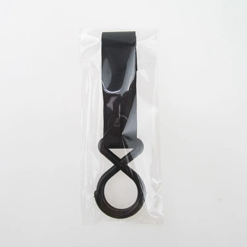 Nylon luggage Velcro hook in multiple colour options on an OPP packaging background.