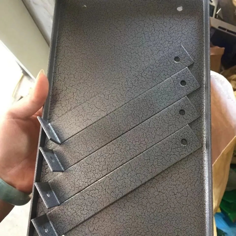 A black iron inverted bracket accessory for mounting an electric planer, measuring 285mm in length.