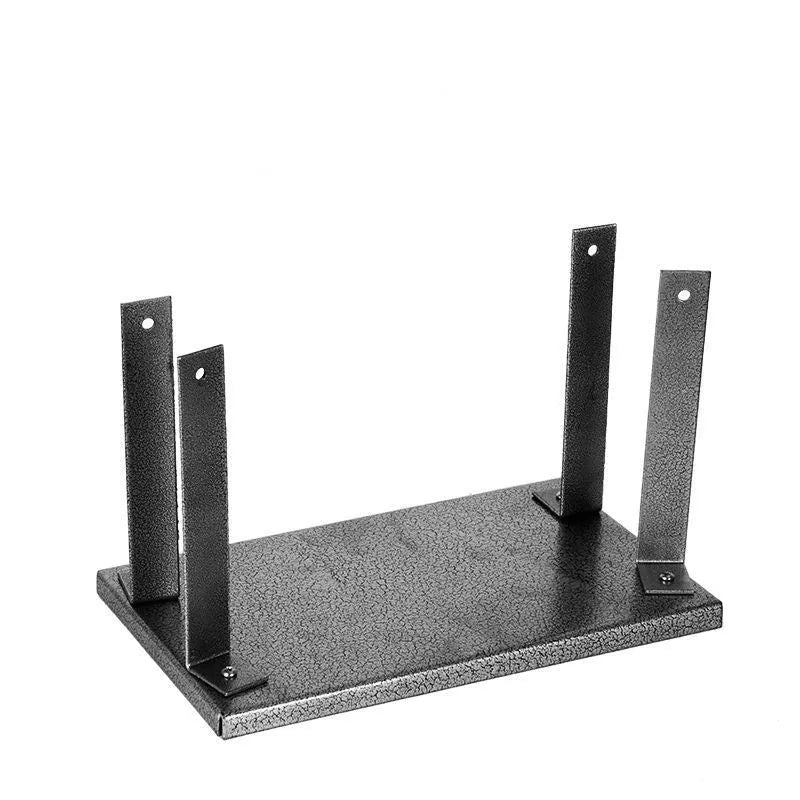 A black iron inverted bracket accessory for mounting an electric planer, measuring 285mm in length.