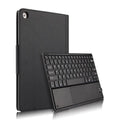 M5 Pro 10.8 inch Bluetooth keyboard case in imitation leather, black colour, frame style