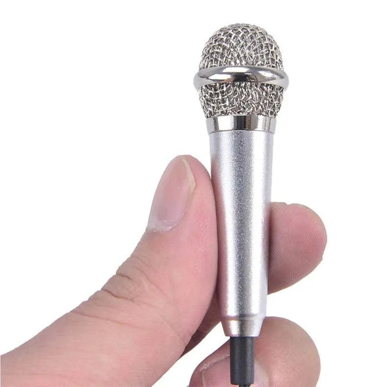T3 mini condenser wired microphone with 3.5mm jack for Android mobile phones in multiple colours