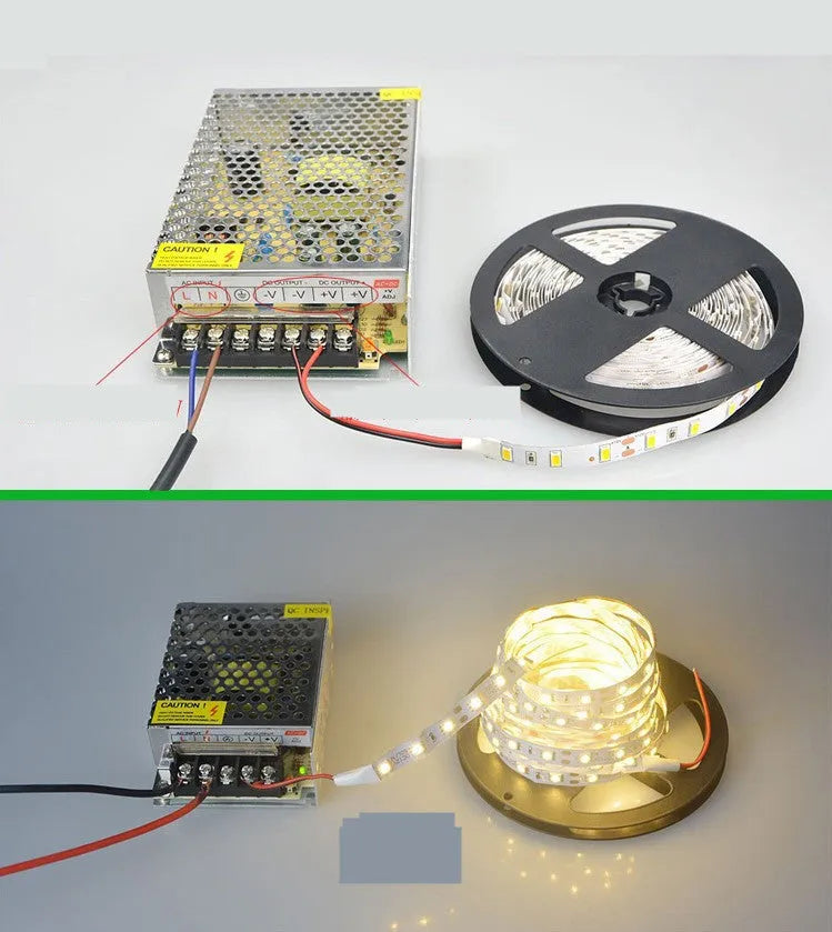 2835 and 5050 LED light strip options for counter and shelf lighting