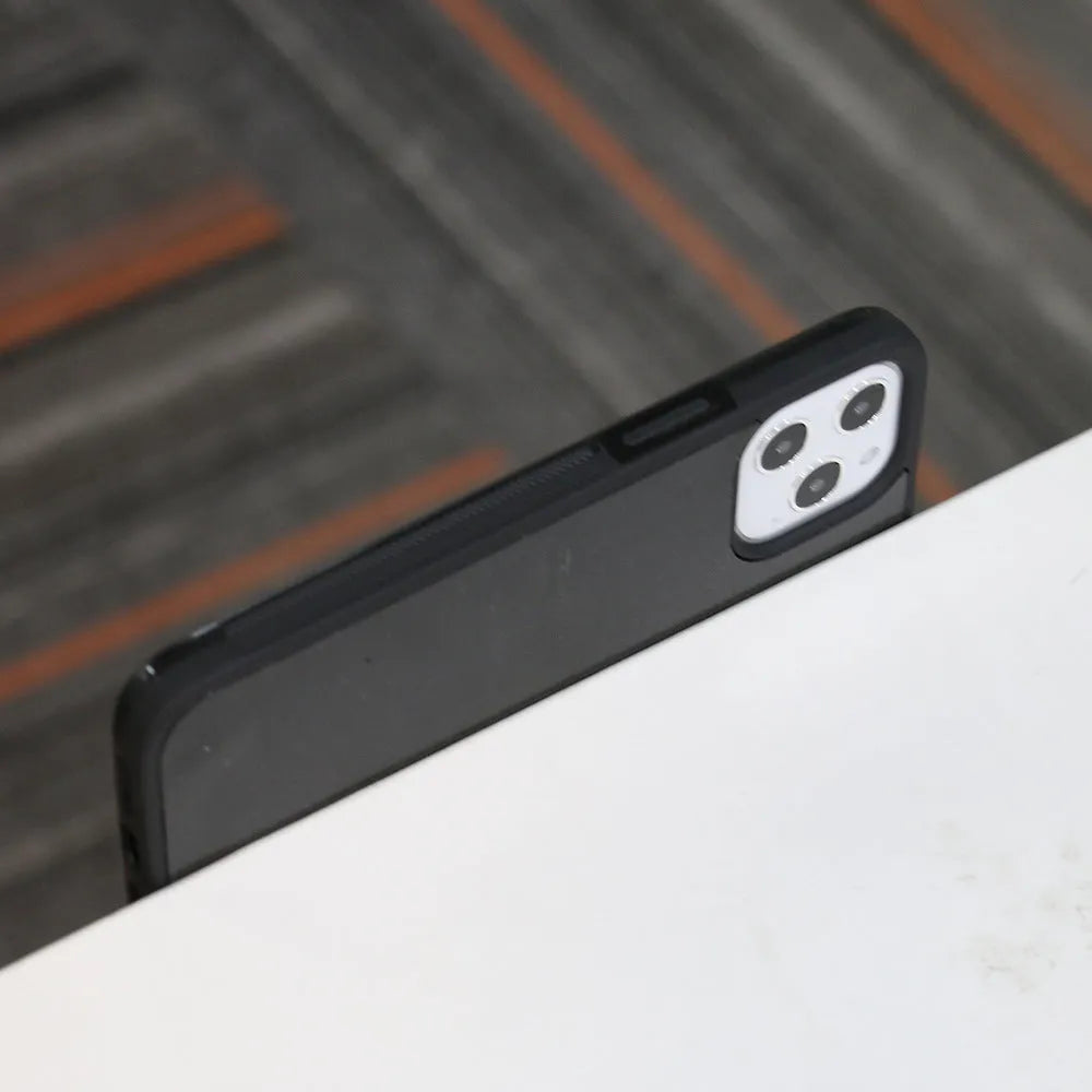 Anti-gravity TPU phone case for Apple iPhone in black, back cover style