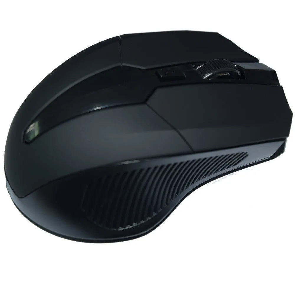 Wireless optical mouse for desktop computers, 2.4GHz, 1600dpi, four-way wheel, available in seven colours